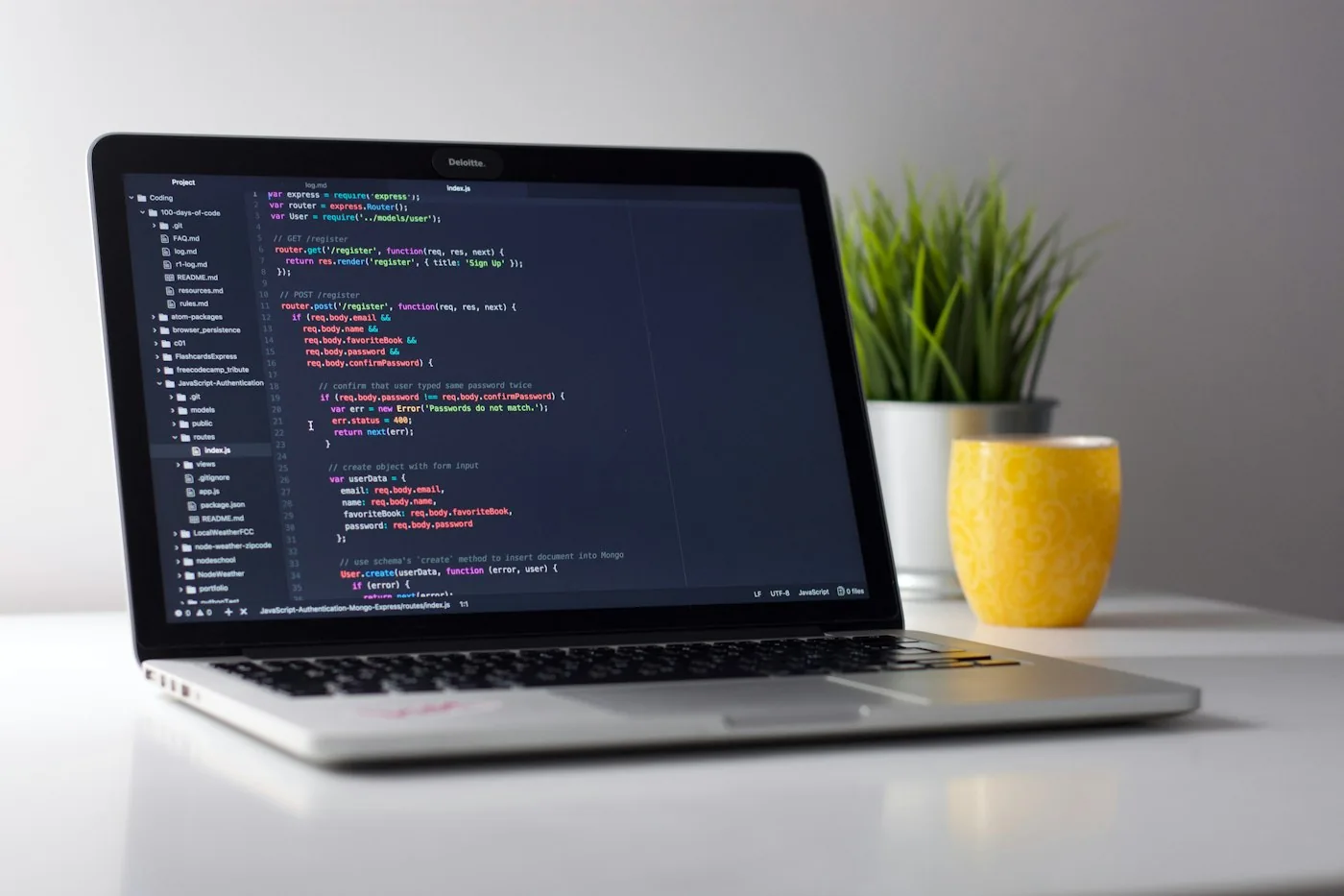 Hardware JTAG and SWD in-circuit debugger connected to prototype circuit board