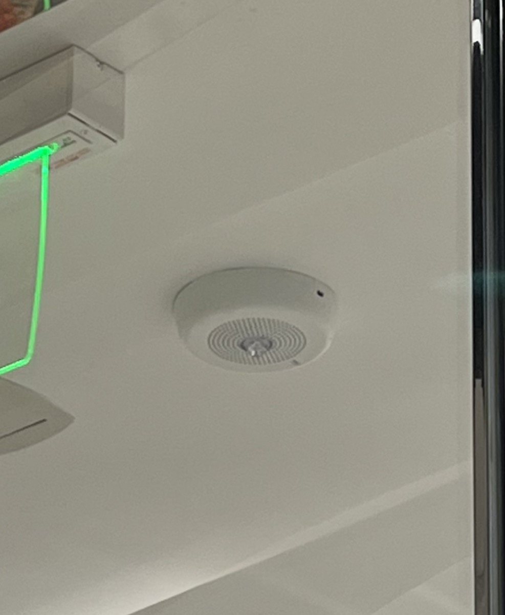 Loa trần thông báo / speaker-strobe lắp đặt thực tế