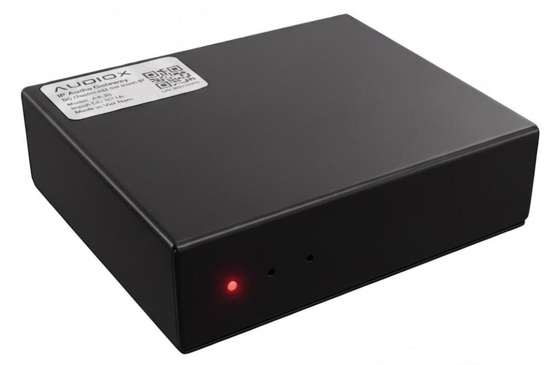 AudioX IP terminal and digital amplifier hardware