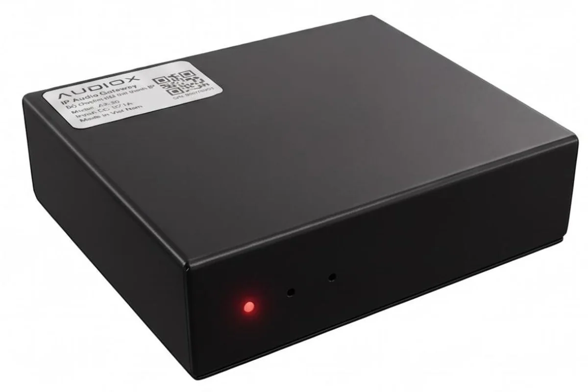 Thiết bị tăng âm truyền thanh số IP AX-30 tích hợp bộ giải mã tín hiệu mạng