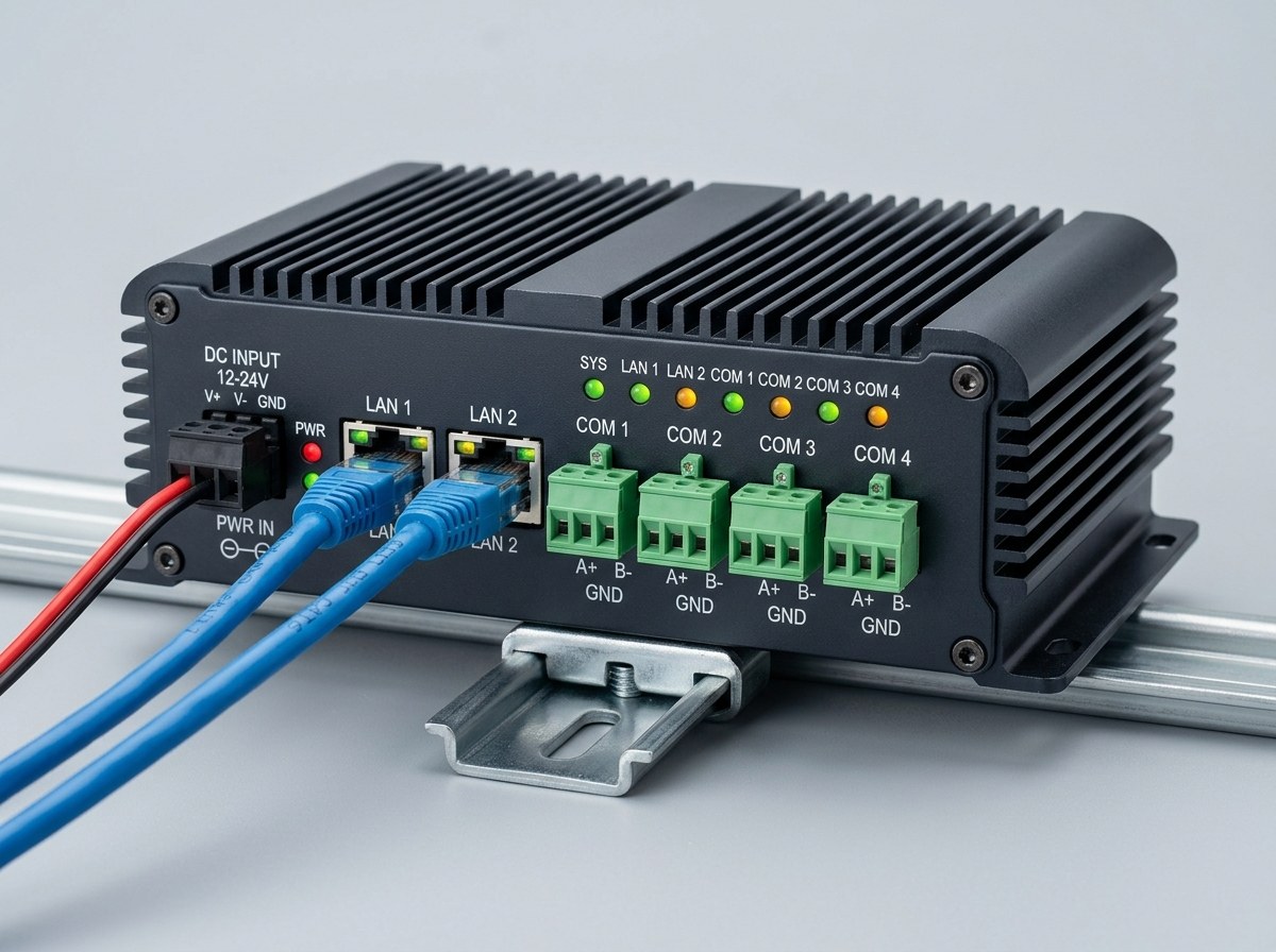 DeviceLab DL-IOT-GW-4 Industrial 4-Port Isolated RS485 Dual Gigabit Edge Gateway