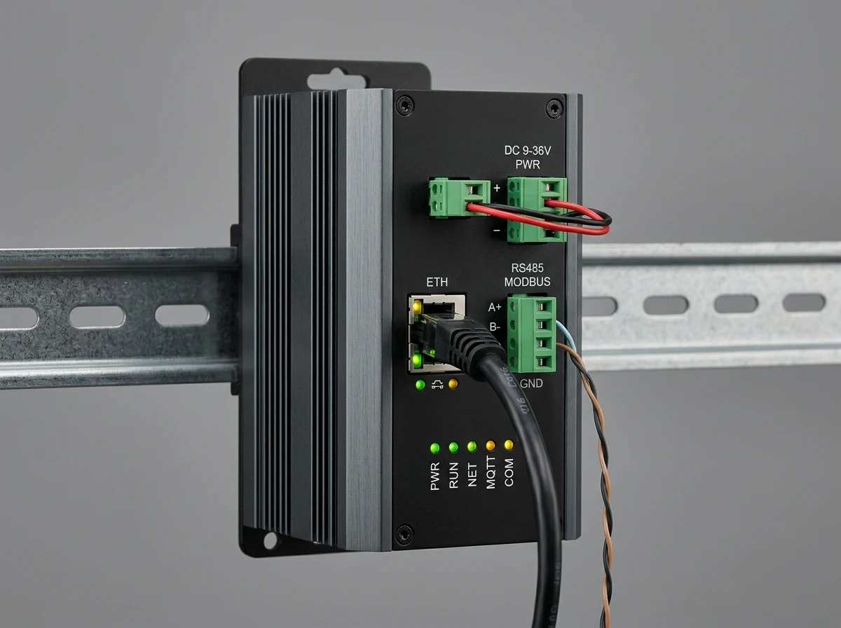 Bộ IoT Gateway công nghiệp RS485 sang Ethernet MQTT DeviceLab DL-IOT-GW