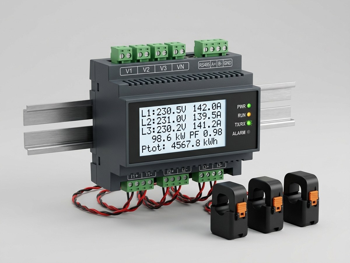 DeviceLab DL-P300 Industrial Smart Energy Meter Module with split-core CTs