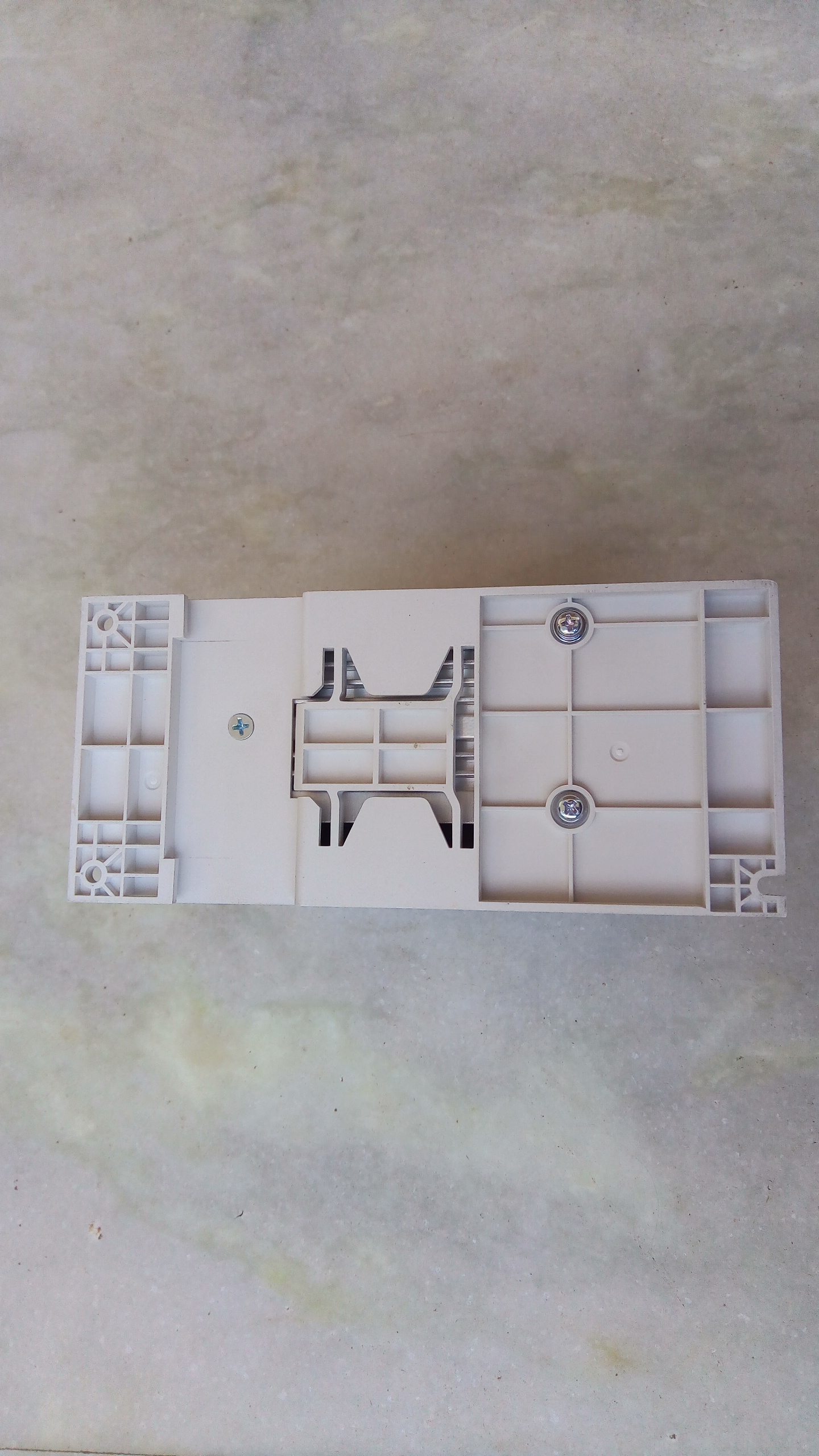VFD control terminal block showing RS485 communication terminals